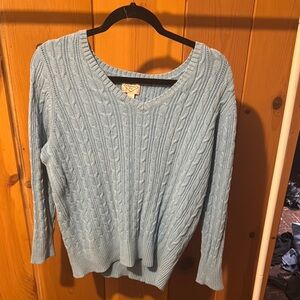 St. John's Bay Blue V-Neck Sweater